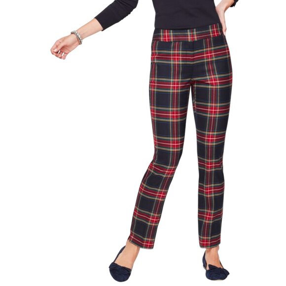 Talbots Hampshire Ankle Pants in Wishful Plaid - Picture 1 of 7